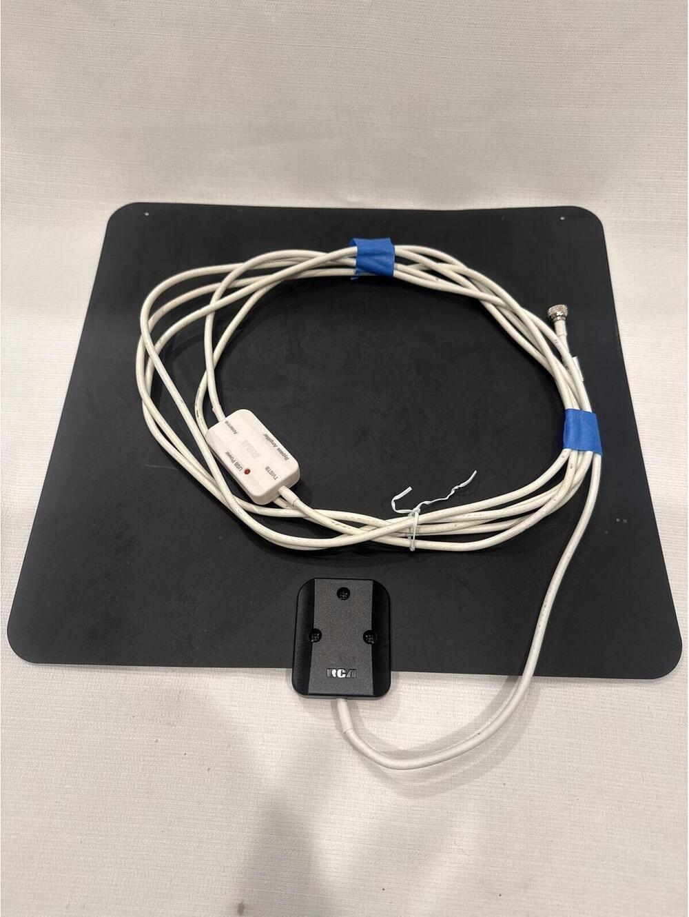 RCA Indoor Flat TV Antenna with Coax Cable